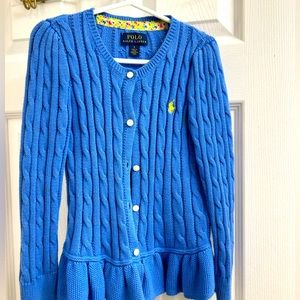 POLO by Ralph Lauren Sweater with Buttons for Girls